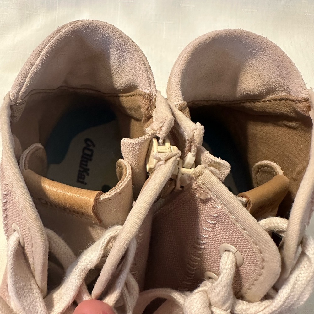 OluKai Pulaski Pink High Tops Size 9 - Picture 7 of 10